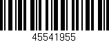 Código de barras (EAN, GTIN, SKU, ISBN): '45541955'