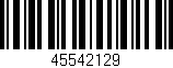 Código de barras (EAN, GTIN, SKU, ISBN): '45542129'