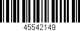 Código de barras (EAN, GTIN, SKU, ISBN): '45542149'