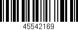 Código de barras (EAN, GTIN, SKU, ISBN): '45542169'