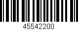 Código de barras (EAN, GTIN, SKU, ISBN): '45542200'