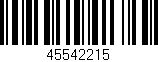 Código de barras (EAN, GTIN, SKU, ISBN): '45542215'