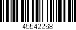 Código de barras (EAN, GTIN, SKU, ISBN): '45542268'