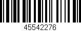 Código de barras (EAN, GTIN, SKU, ISBN): '45542276'