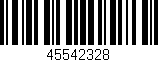 Código de barras (EAN, GTIN, SKU, ISBN): '45542328'