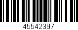Código de barras (EAN, GTIN, SKU, ISBN): '45542397'