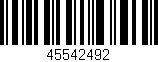 Código de barras (EAN, GTIN, SKU, ISBN): '45542492'