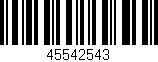 Código de barras (EAN, GTIN, SKU, ISBN): '45542543'