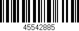 Código de barras (EAN, GTIN, SKU, ISBN): '45542885'