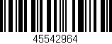 Código de barras (EAN, GTIN, SKU, ISBN): '45542964'