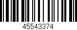 Código de barras (EAN, GTIN, SKU, ISBN): '45543374'
