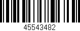 Código de barras (EAN, GTIN, SKU, ISBN): '45543482'