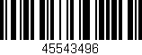 Código de barras (EAN, GTIN, SKU, ISBN): '45543496'