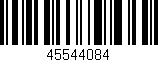 Código de barras (EAN, GTIN, SKU, ISBN): '45544084'