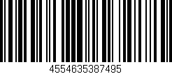 Código de barras (EAN, GTIN, SKU, ISBN): '4554635387495'