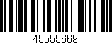 Código de barras (EAN, GTIN, SKU, ISBN): '45555669'