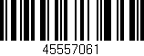 Código de barras (EAN, GTIN, SKU, ISBN): '45557061'