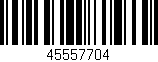 Código de barras (EAN, GTIN, SKU, ISBN): '45557704'