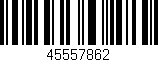 Código de barras (EAN, GTIN, SKU, ISBN): '45557862'