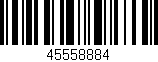 Código de barras (EAN, GTIN, SKU, ISBN): '45558884'