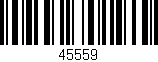 Código de barras (EAN, GTIN, SKU, ISBN): '45559'