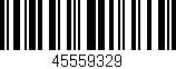 Código de barras (EAN, GTIN, SKU, ISBN): '45559329'