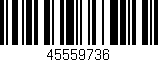 Código de barras (EAN, GTIN, SKU, ISBN): '45559736'