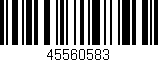 Código de barras (EAN, GTIN, SKU, ISBN): '45560583'