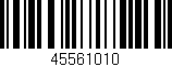 Código de barras (EAN, GTIN, SKU, ISBN): '45561010'