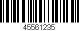 Código de barras (EAN, GTIN, SKU, ISBN): '45561235'