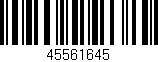 Código de barras (EAN, GTIN, SKU, ISBN): '45561645'
