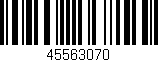 Código de barras (EAN, GTIN, SKU, ISBN): '45563070'