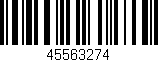 Código de barras (EAN, GTIN, SKU, ISBN): '45563274'