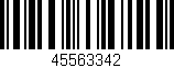 Código de barras (EAN, GTIN, SKU, ISBN): '45563342'