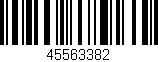 Código de barras (EAN, GTIN, SKU, ISBN): '45563382'