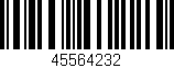 Código de barras (EAN, GTIN, SKU, ISBN): '45564232'