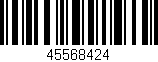 Código de barras (EAN, GTIN, SKU, ISBN): '45568424'