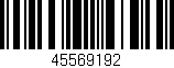 Código de barras (EAN, GTIN, SKU, ISBN): '45569192'