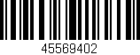 Código de barras (EAN, GTIN, SKU, ISBN): '45569402'