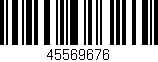 Código de barras (EAN, GTIN, SKU, ISBN): '45569676'