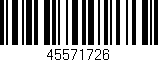 Código de barras (EAN, GTIN, SKU, ISBN): '45571726'