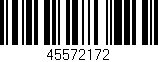 Código de barras (EAN, GTIN, SKU, ISBN): '45572172'