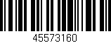 Código de barras (EAN, GTIN, SKU, ISBN): '45573160'