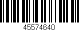 Código de barras (EAN, GTIN, SKU, ISBN): '45574640'