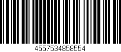 Código de barras (EAN, GTIN, SKU, ISBN): '4557534858554'
