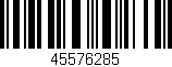 Código de barras (EAN, GTIN, SKU, ISBN): '45576285'