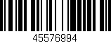 Código de barras (EAN, GTIN, SKU, ISBN): '45576994'