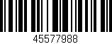 Código de barras (EAN, GTIN, SKU, ISBN): '45577988'