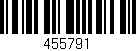 Código de barras (EAN, GTIN, SKU, ISBN): '455791'