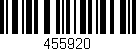 Código de barras (EAN, GTIN, SKU, ISBN): '455920'